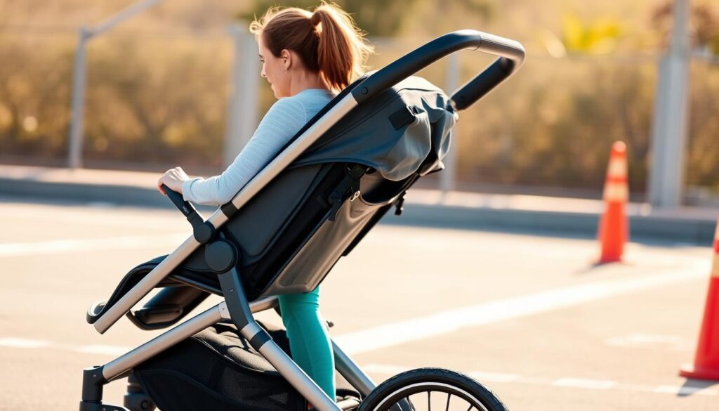 ergonomic stroller testing