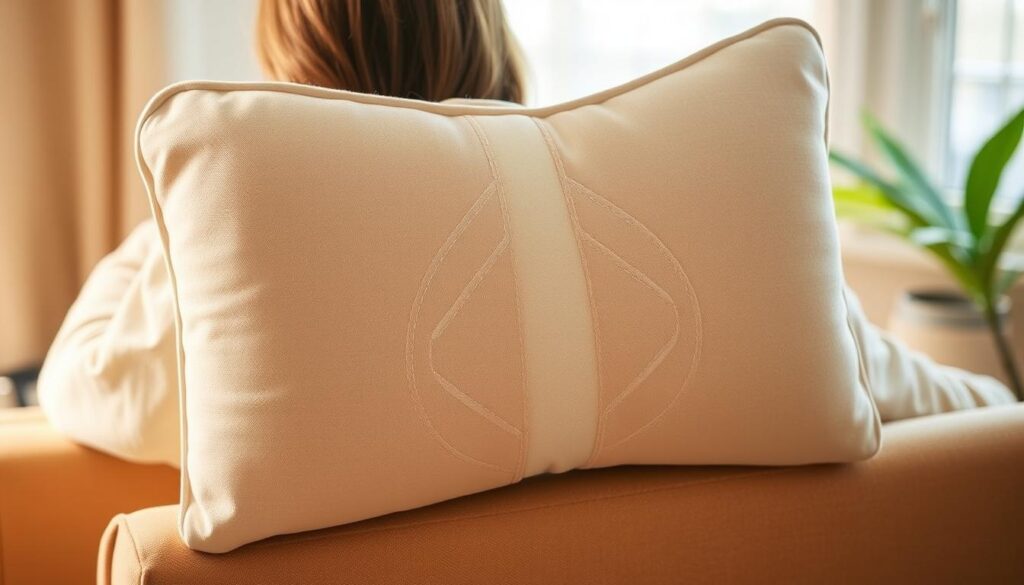 back support pillow design